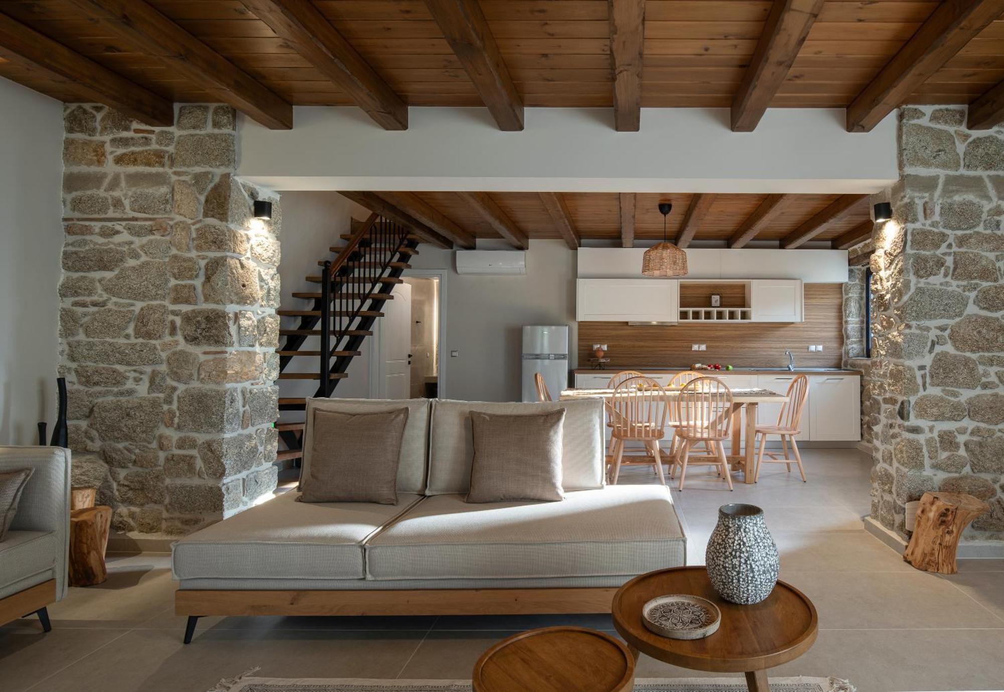 Lithos Villas Apollon Sykia Chalkidikis Bagian luar foto