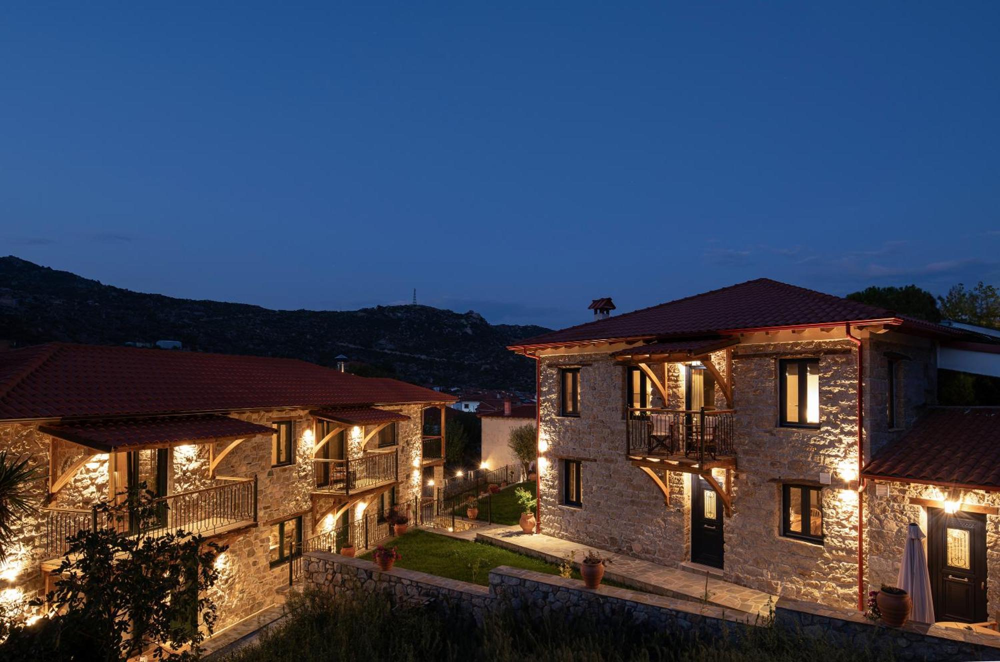 Lithos Villas Apollon Sykia Chalkidikis Bagian luar foto
