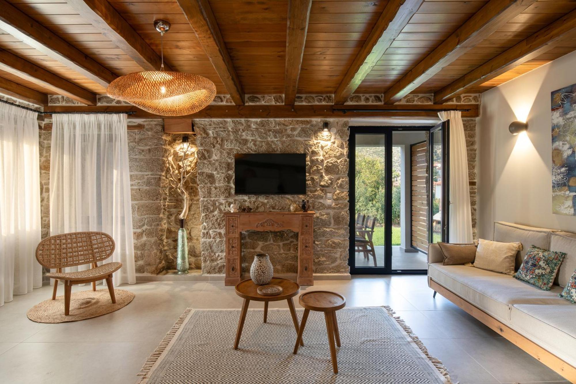 Lithos Villas Apollon Sykia Chalkidikis Bagian luar foto