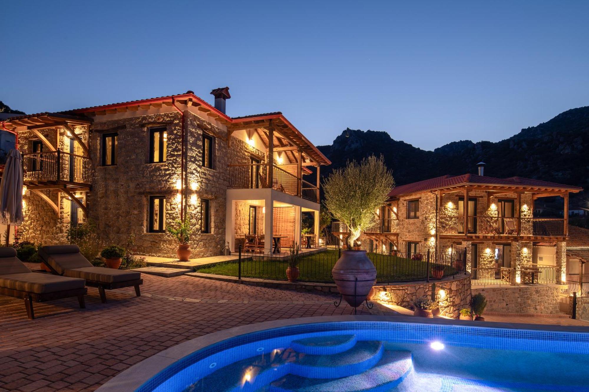Lithos Villas Apollon Sykia Chalkidikis Bagian luar foto